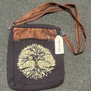 NEW Yak & Yeti Crossbody Bag Tree of Life - Made in Nepal